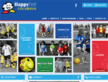 Tablet Screenshot of happyfeetcolumbus.com